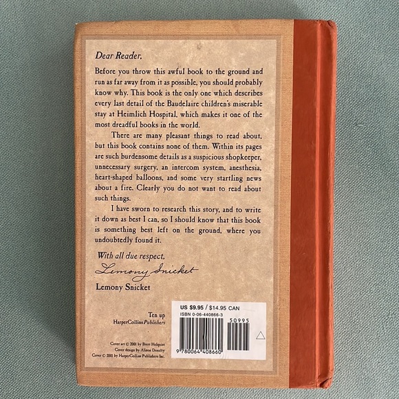 3 Lemony Snicket Books The Grim Grotto The Hostile Hospital Carnivorous Carnival - Picture 7 of 8